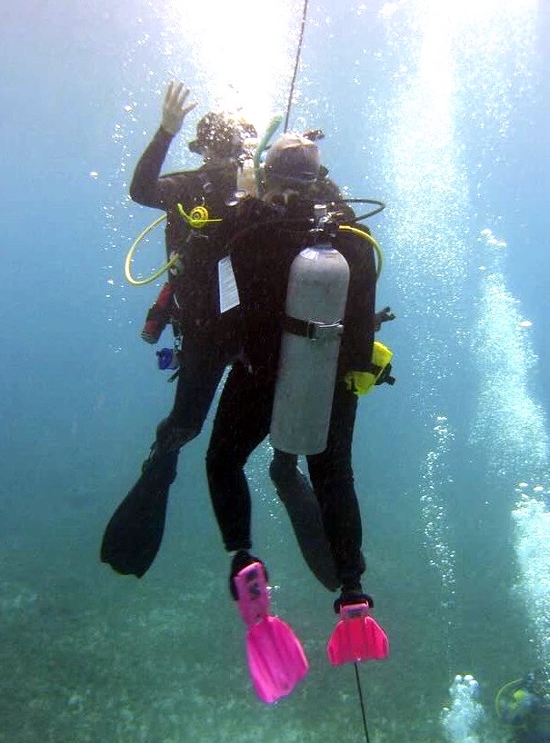 Private scuba training with Rise and Dive