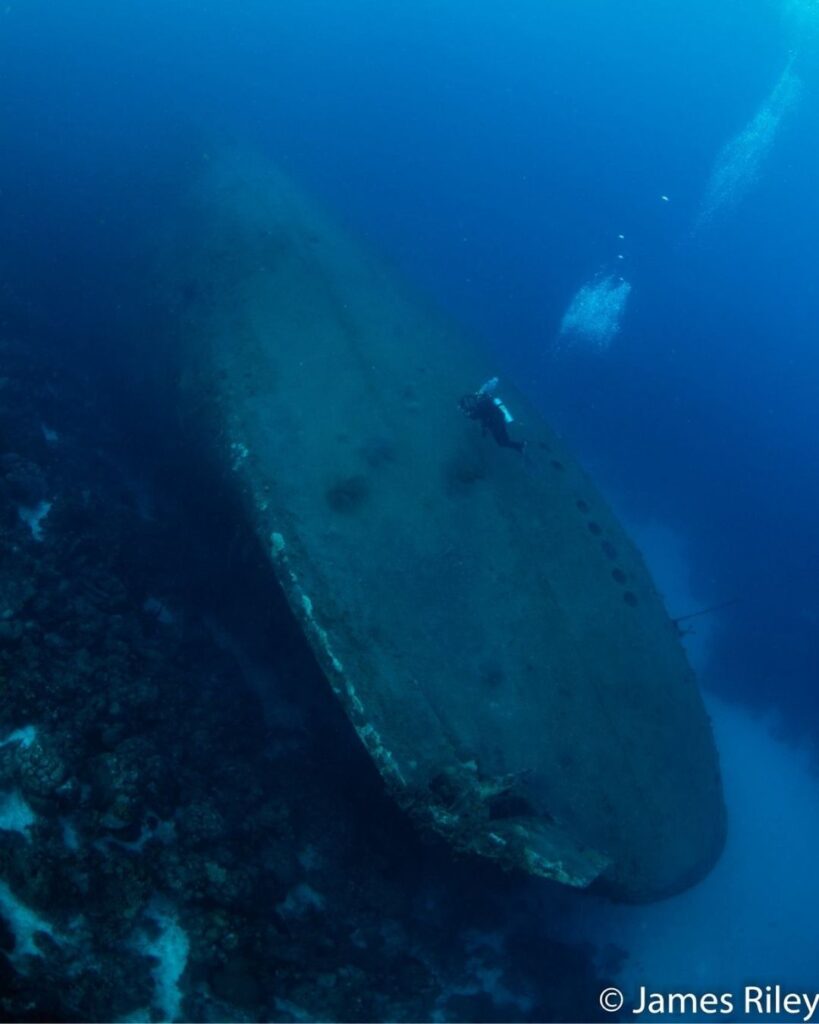 Hilma Hooker shipwreck dive site in Bonaire
